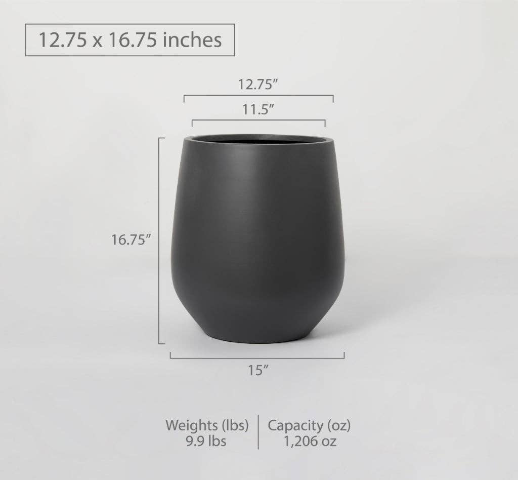 Lightweight Round Planter Pot