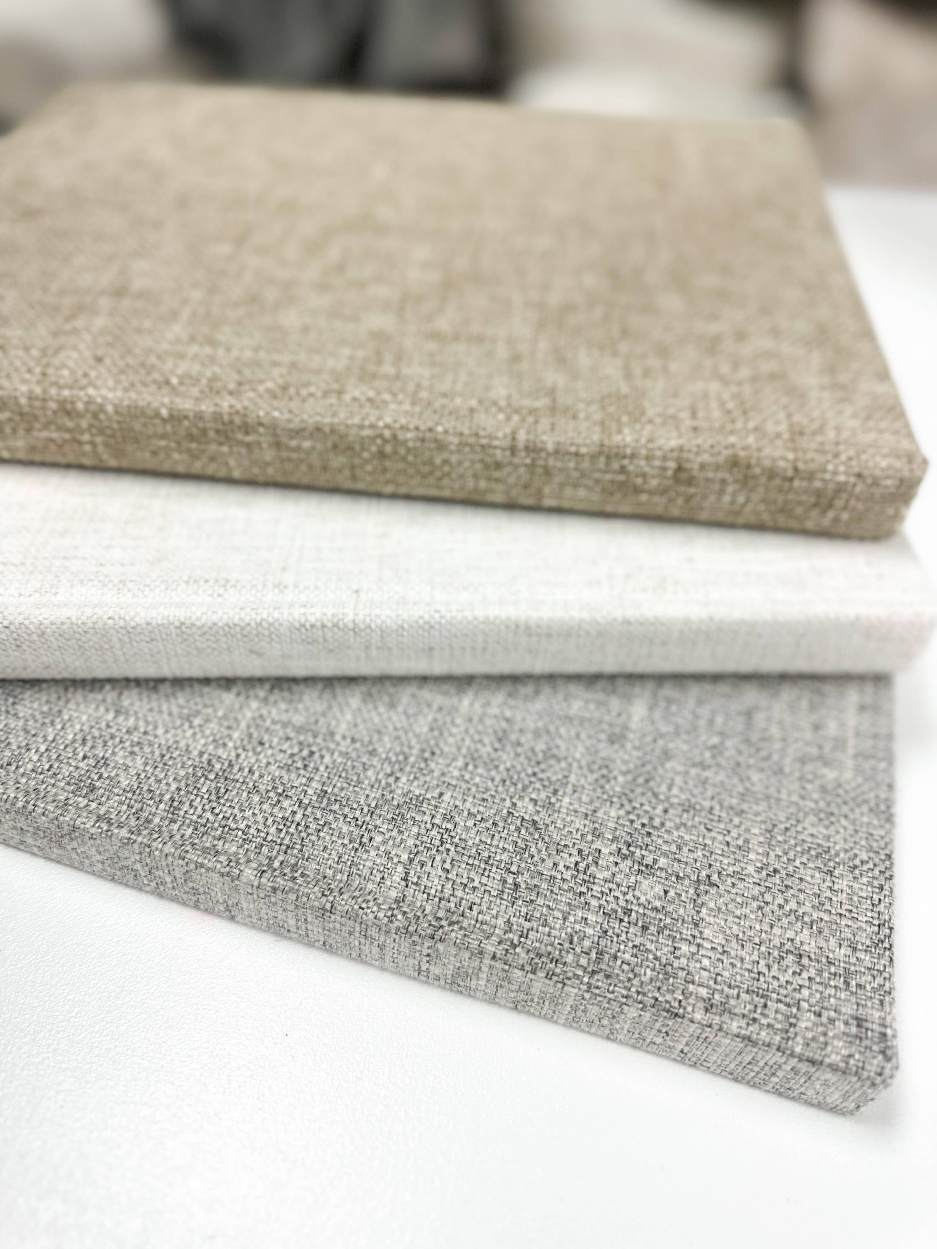 Coffee Table Books in Gray Linen