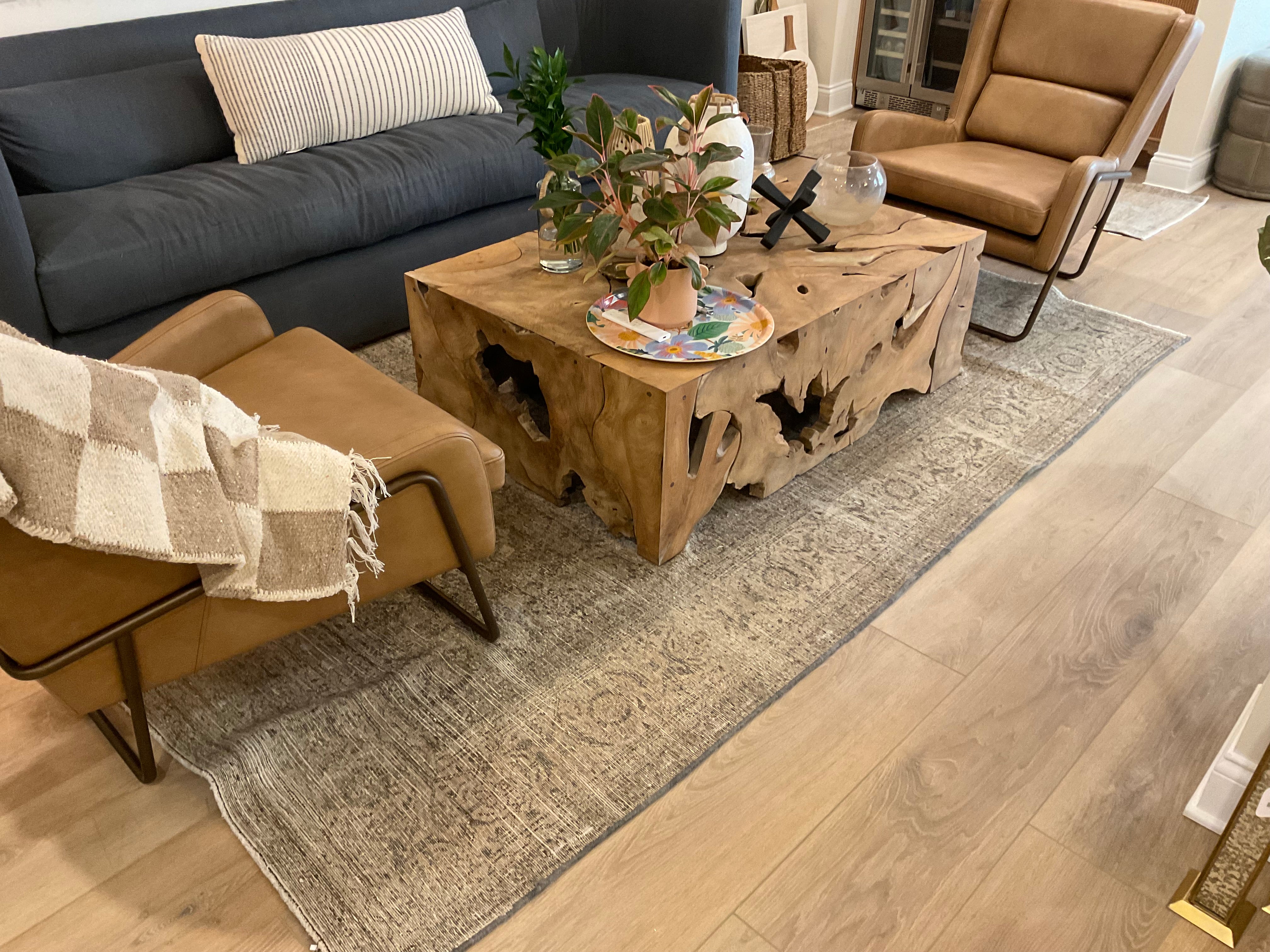 7X10' Vintage Persian Tabriz Rug