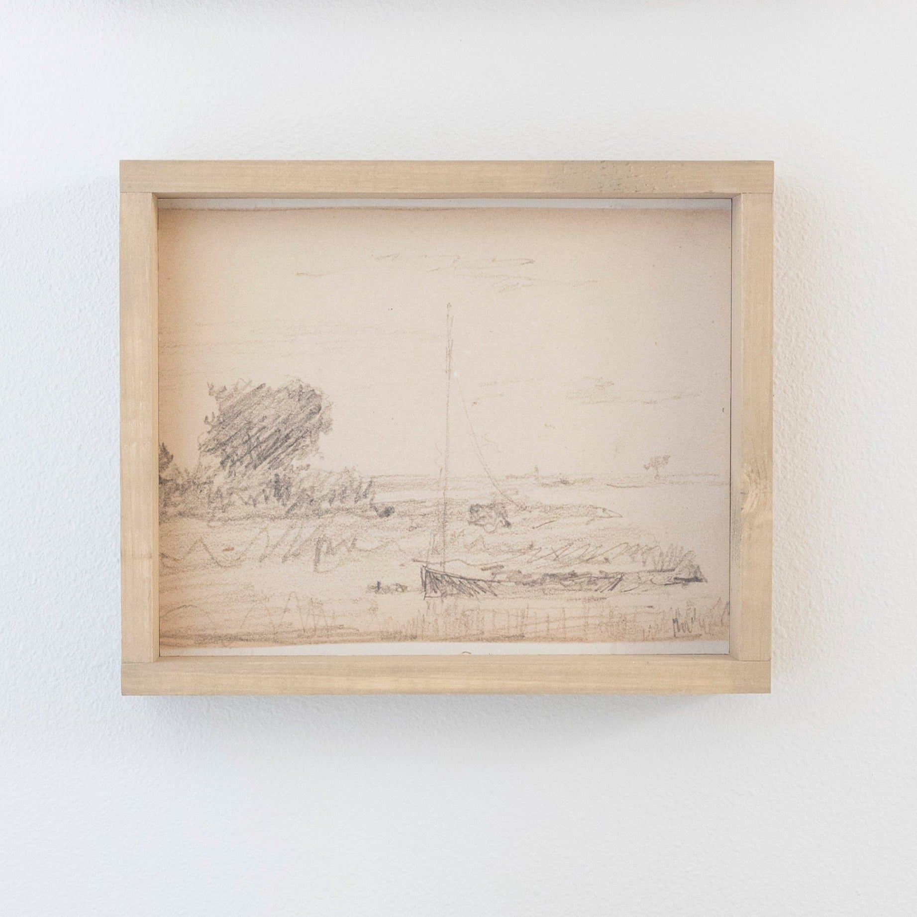 Vintage Sailing Print - Framed Print