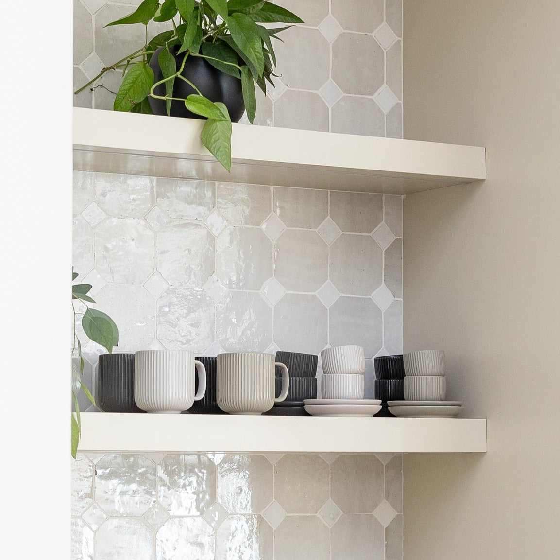 Irina Ribbed Coffee Mug