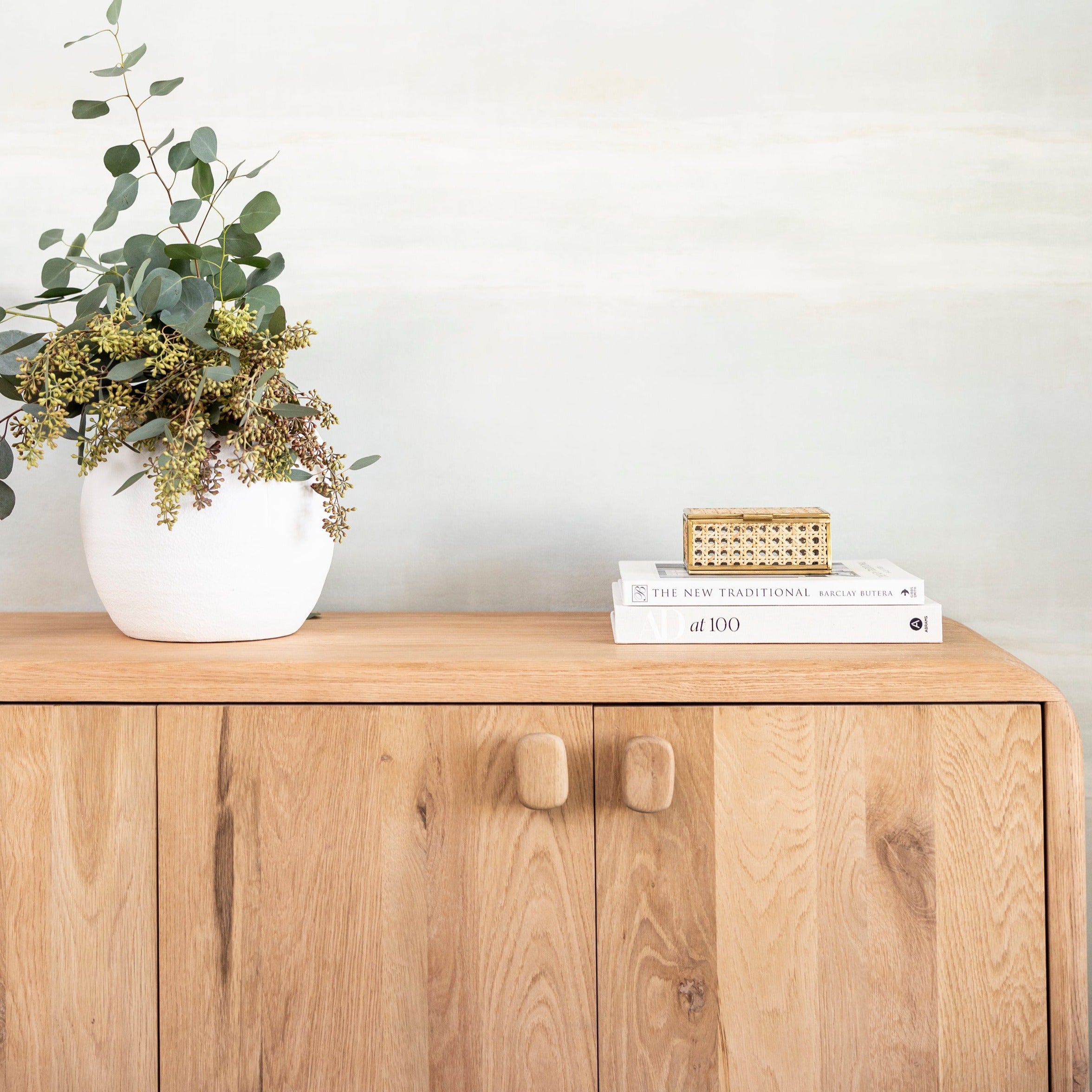 Natural Cane Wicker Box