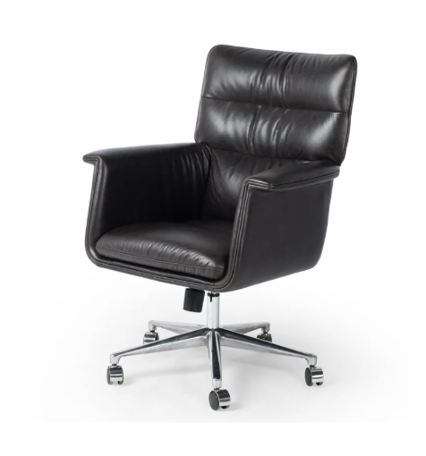 Black Leather Office Chair