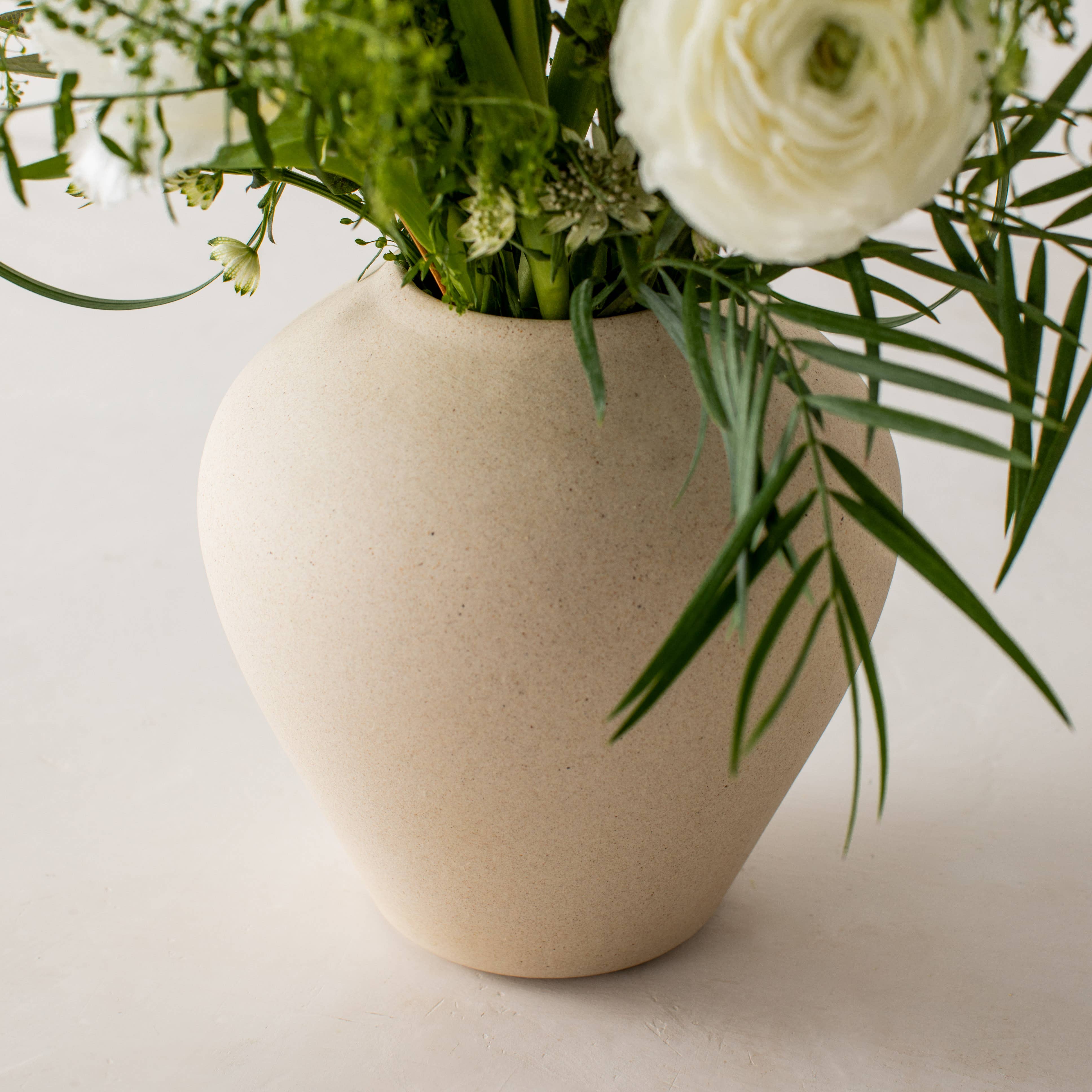 Vienna Vase - Raw Stoneware