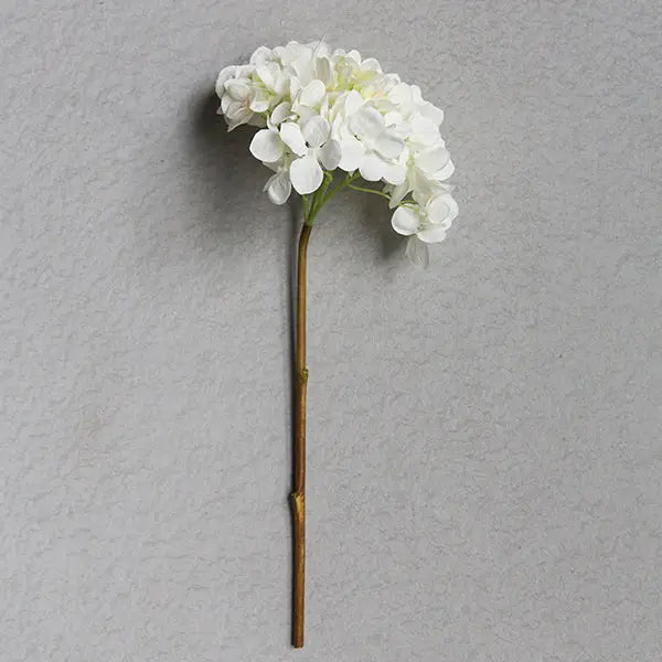 Hydrangea Stem - White