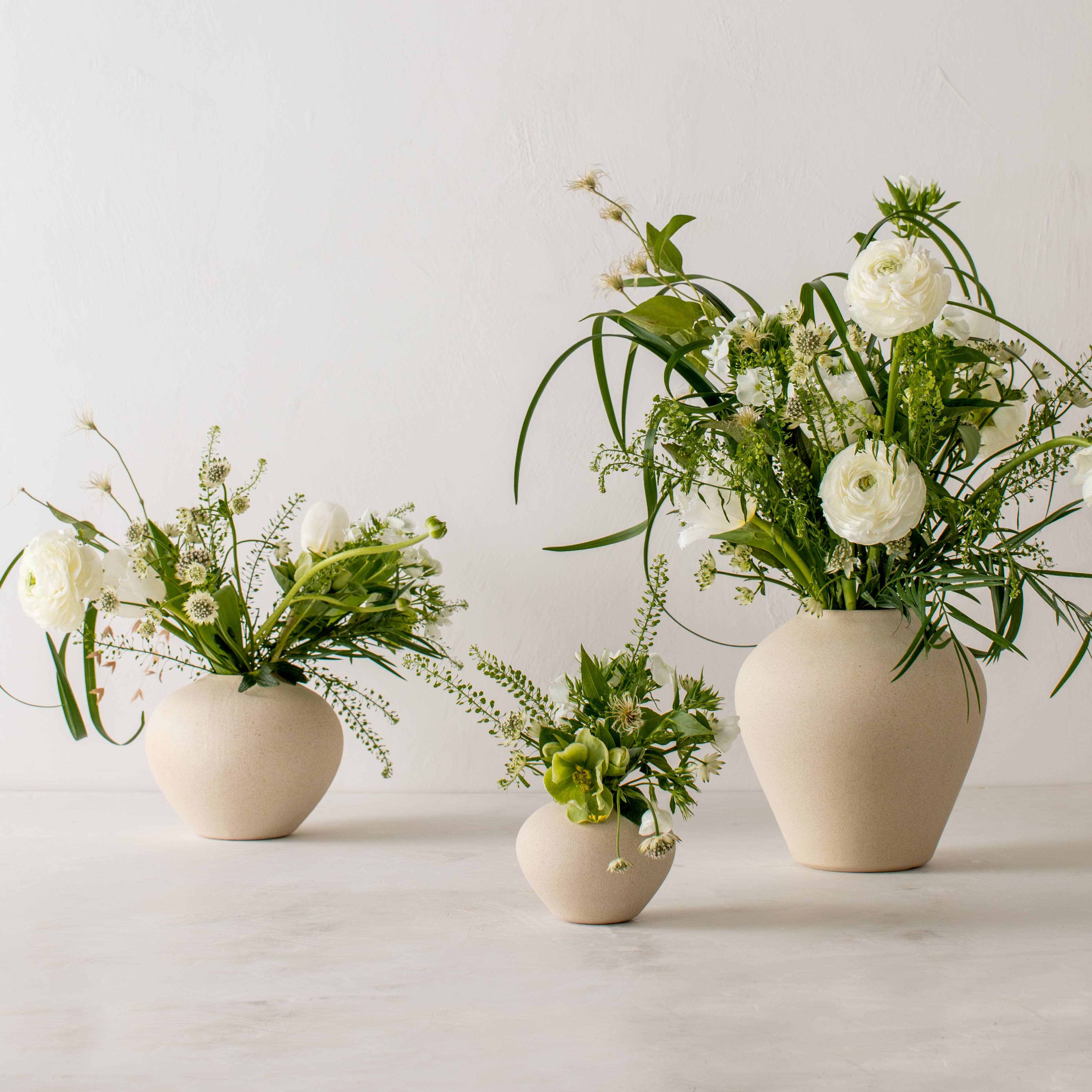 Vella Vase - Raw Stoneware