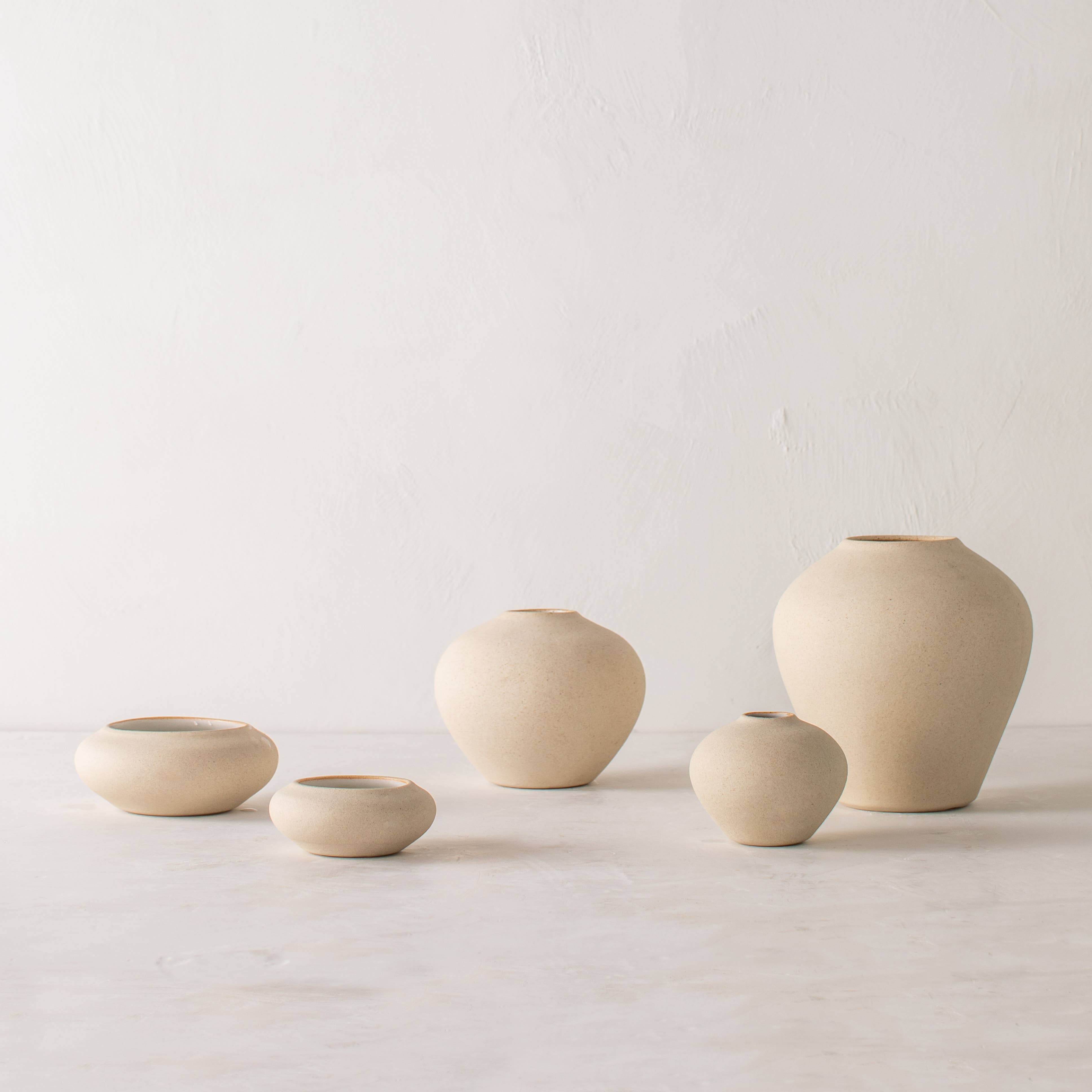 Vella Vase - Raw Stoneware