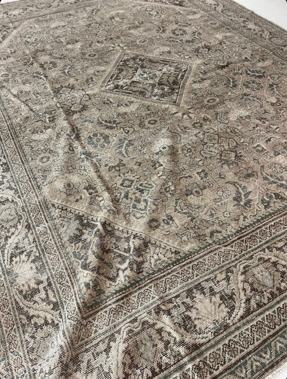 Antique Persian Mahal Rug