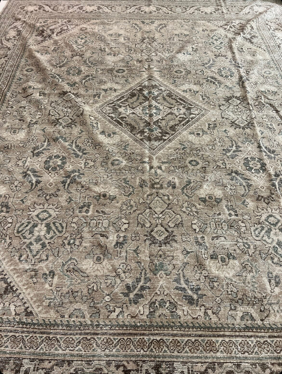 Antique Persian Mahal Rug