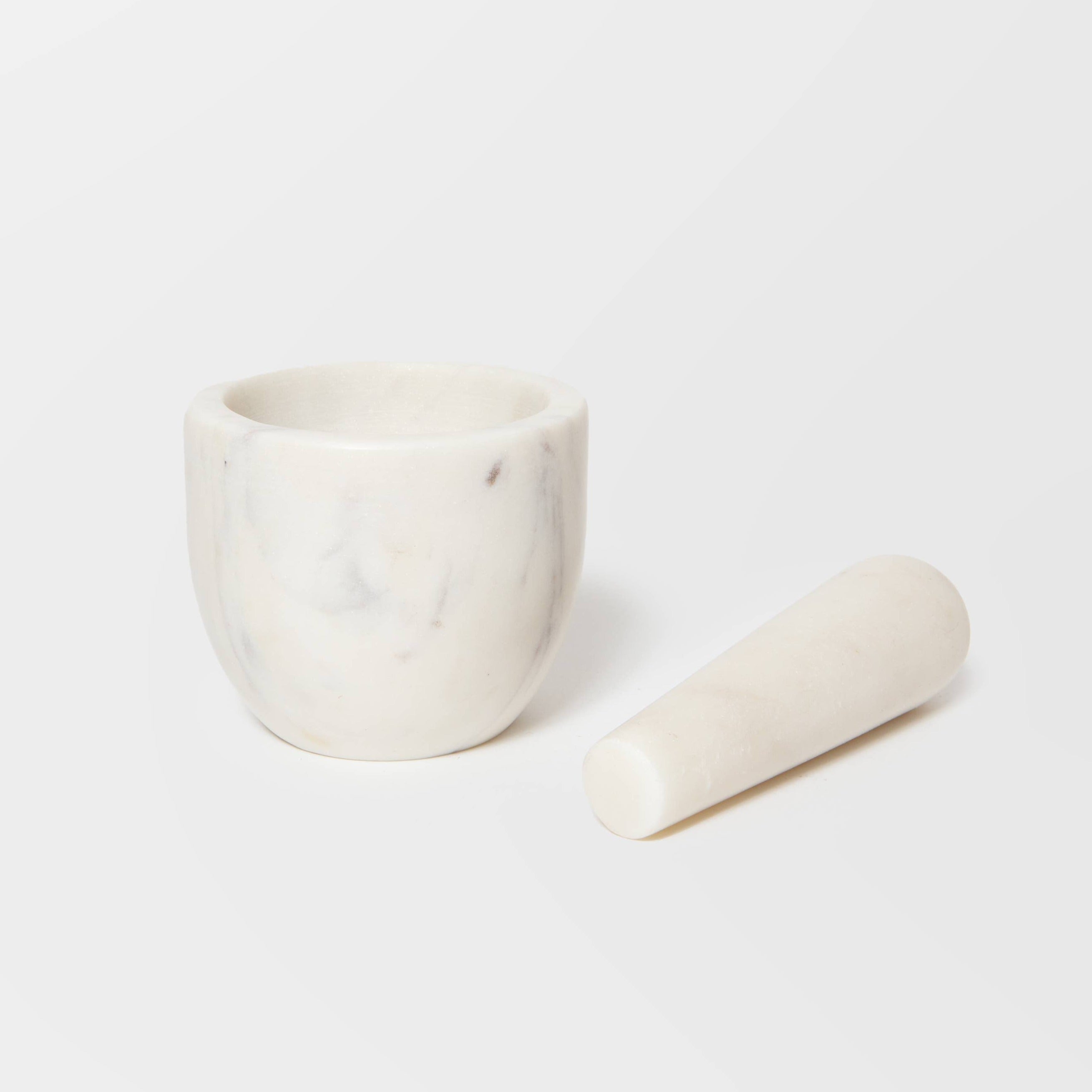 Marble Mortar + Pestle