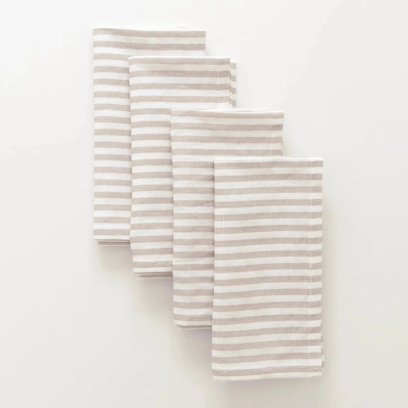 Quilted Linen Oven Mitt + Potholder Set - Oatmeal