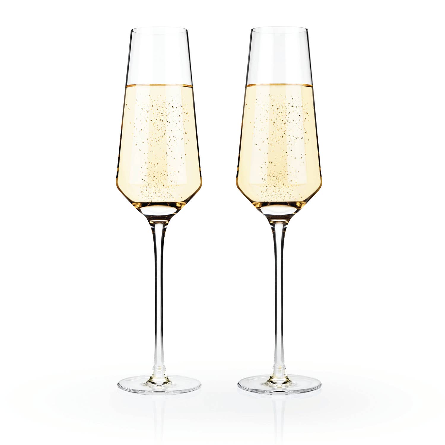 Agnes Crystal Champagne Flutes