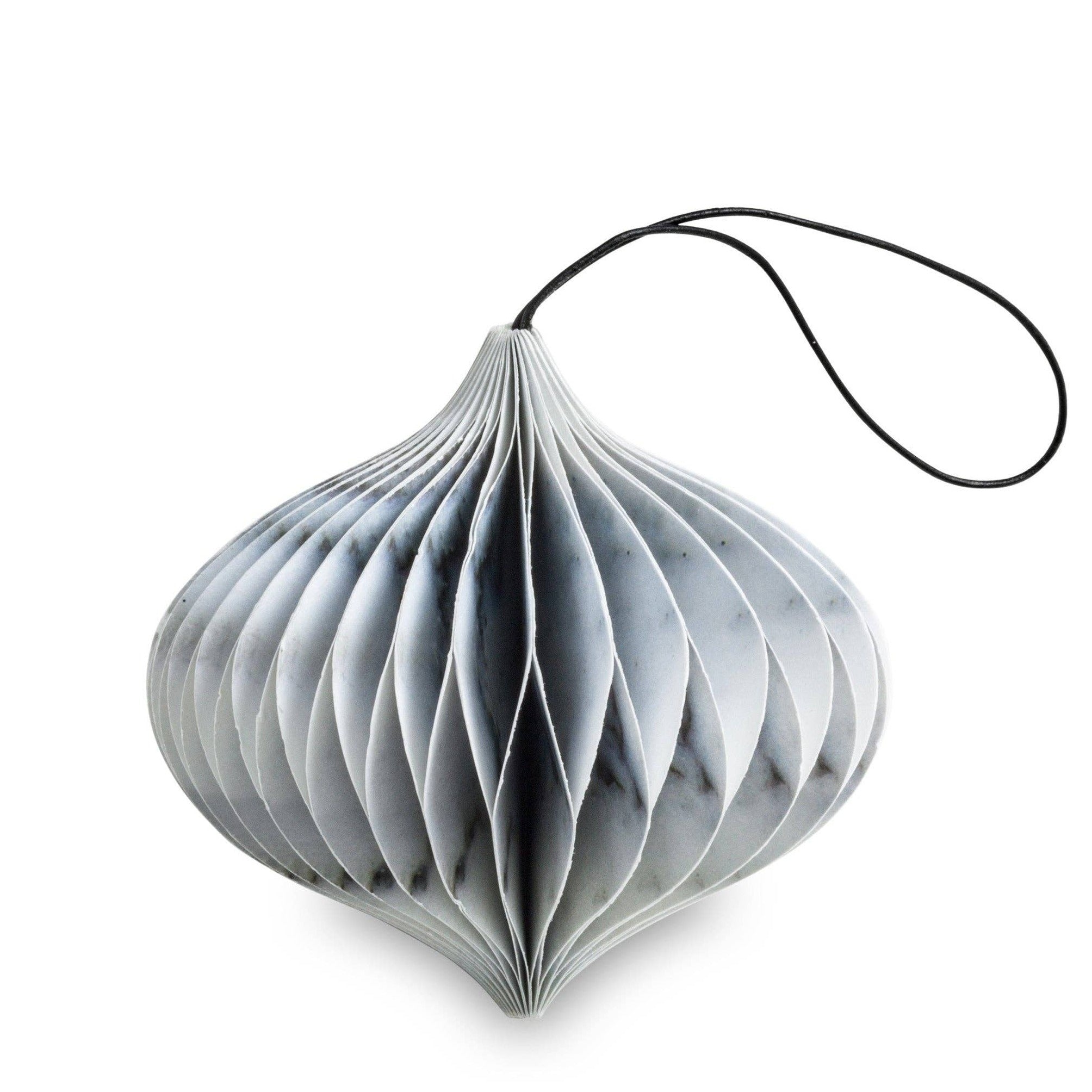 Paper Onion Shaped Ornament
