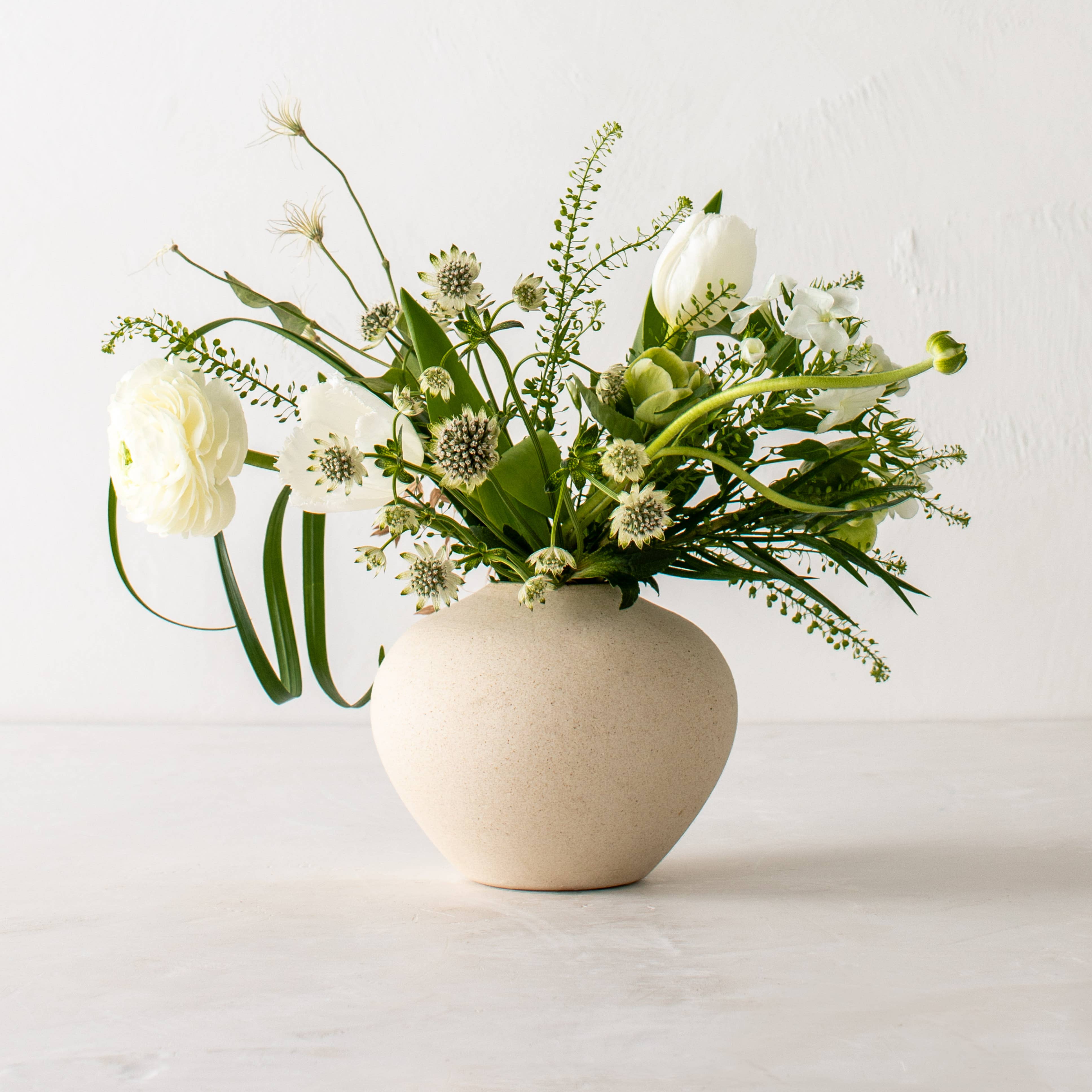Vella Vase - Raw Stoneware