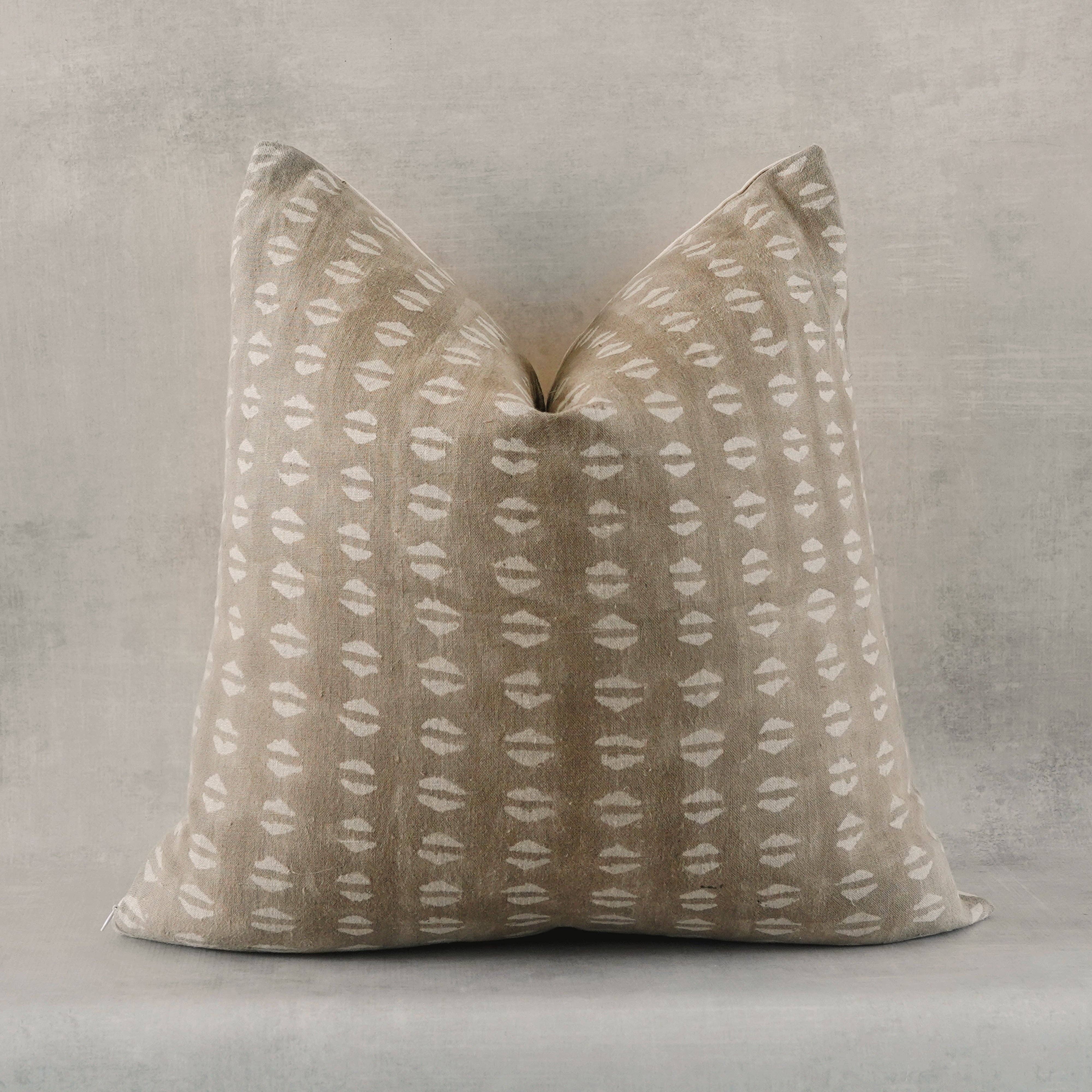 Hand Block Linen Pillow cover