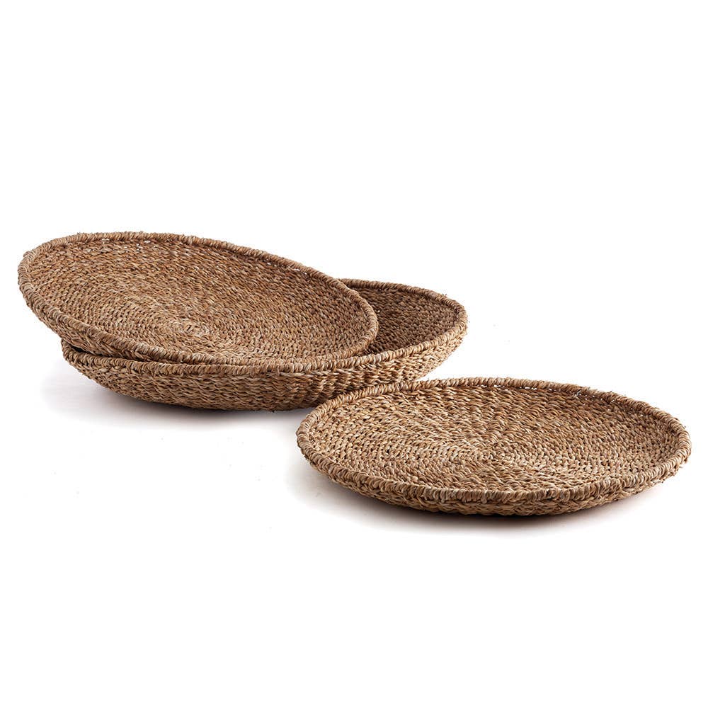 Elin Seagrass Round Trays