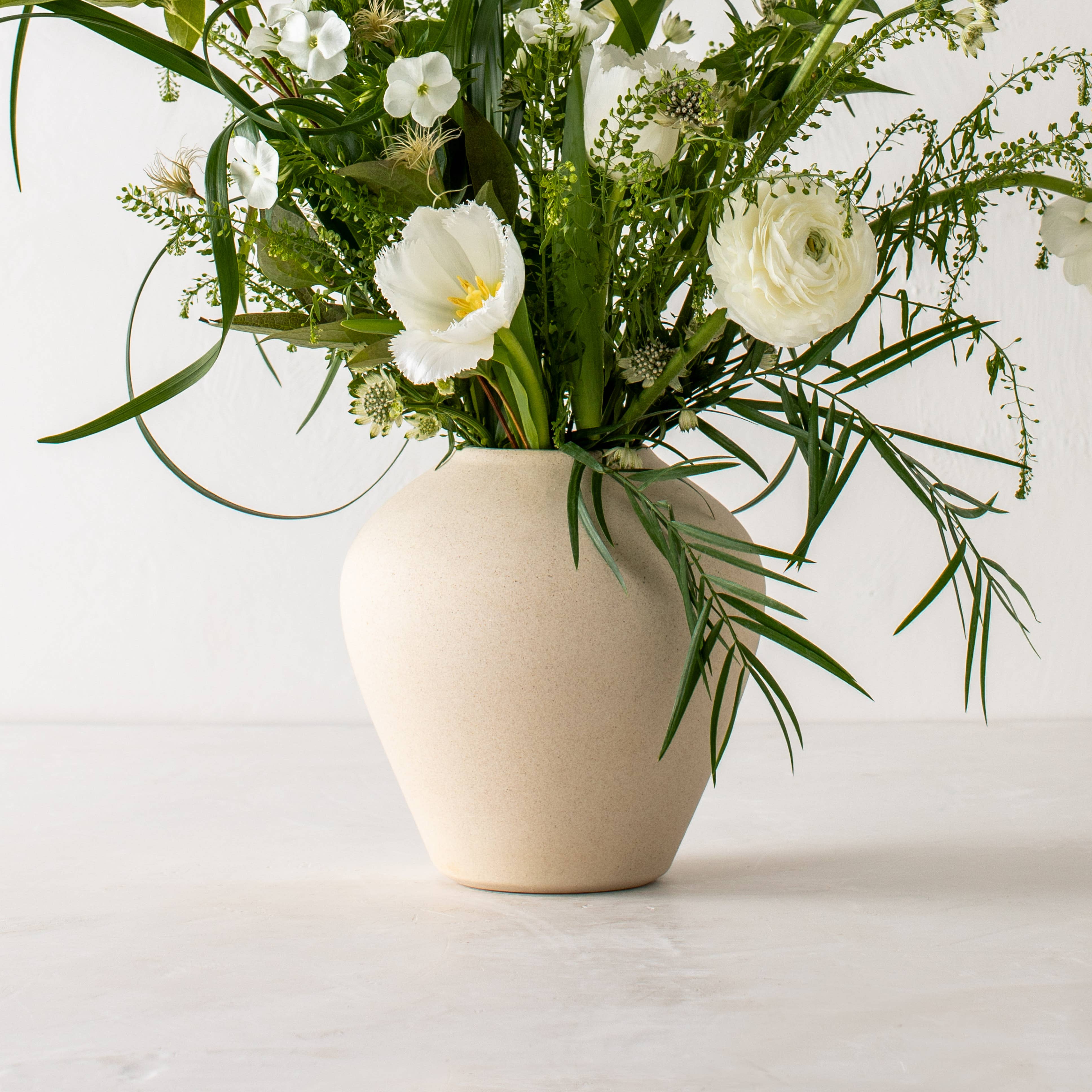 Vienna Vase - Raw Stoneware