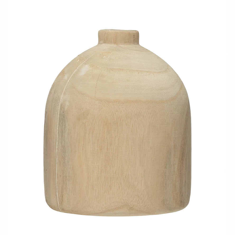 Flor Wood Vase - Small