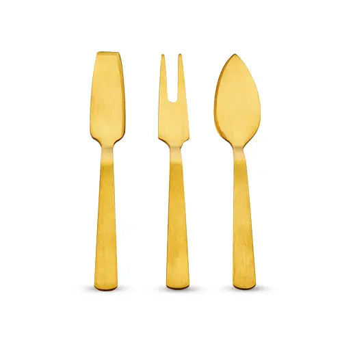 Gold Cheese Knife (Set of 3)