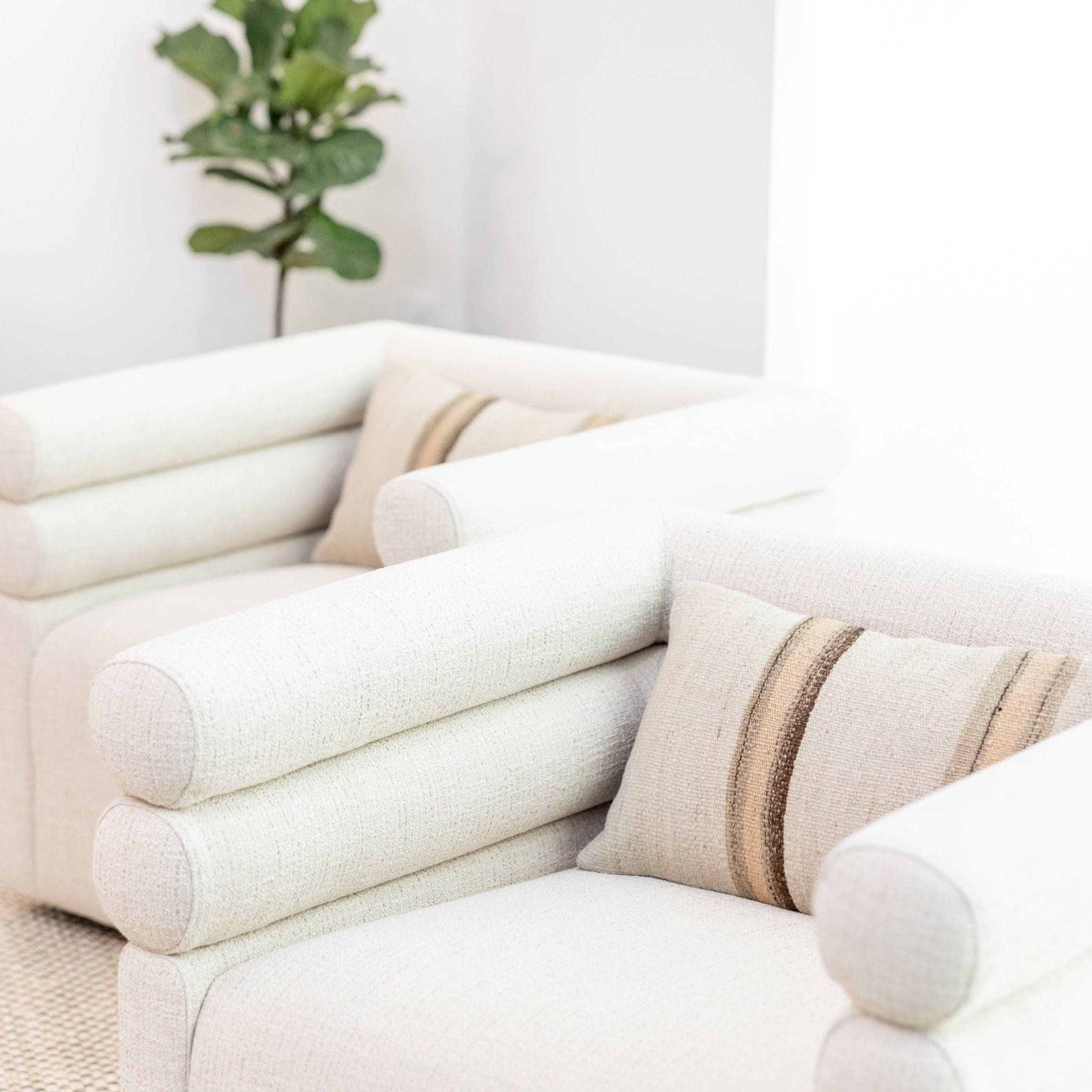 Dani Handmade Kilim Stripe Pillow