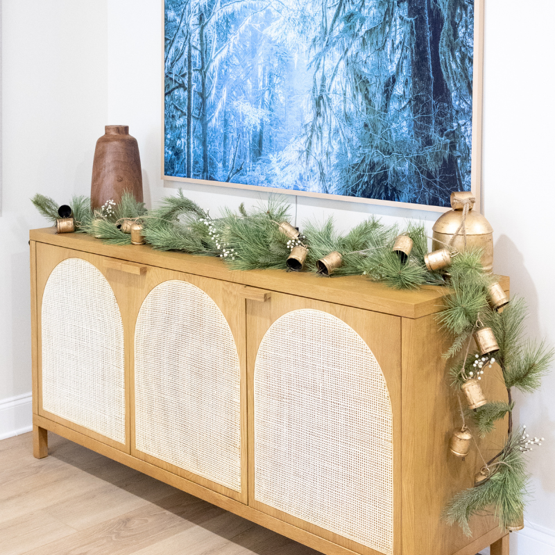 Antique Gold Bell Garland