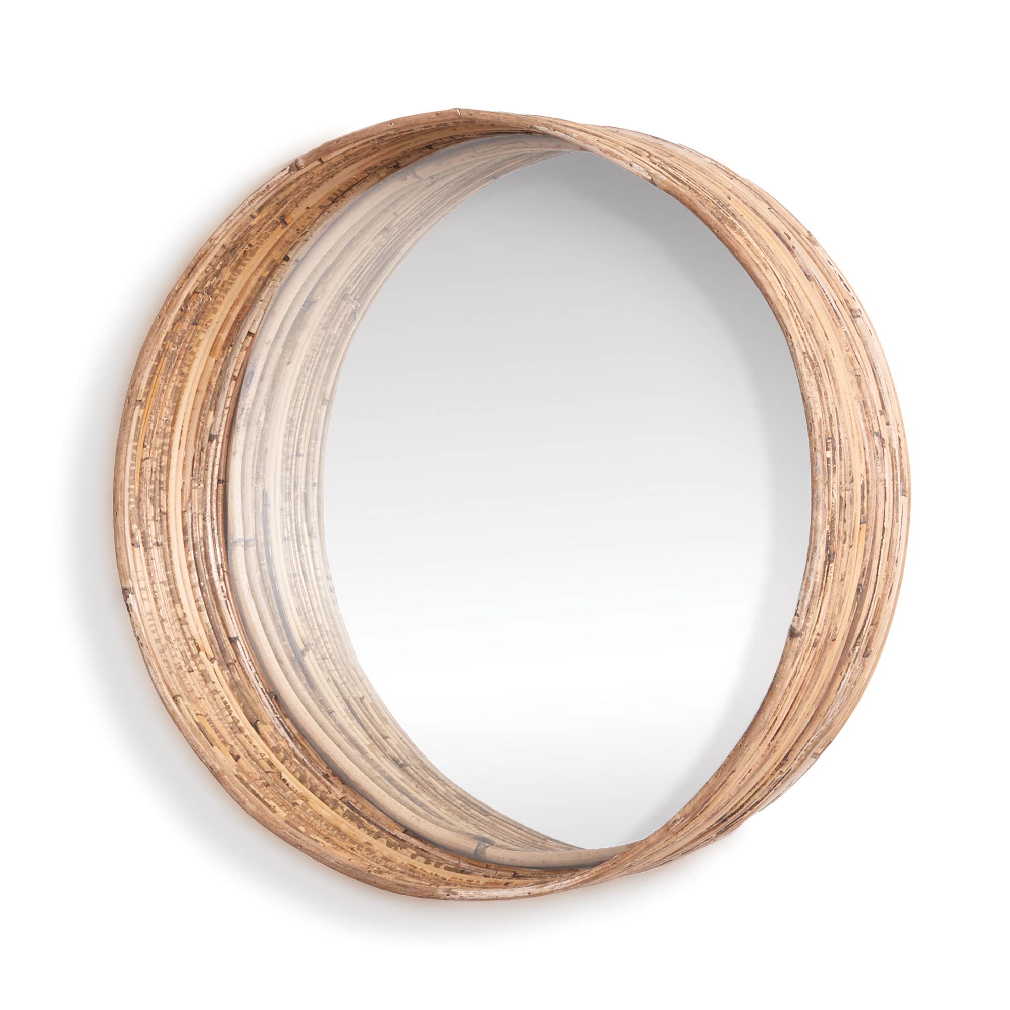 Cane Rattan Mirror