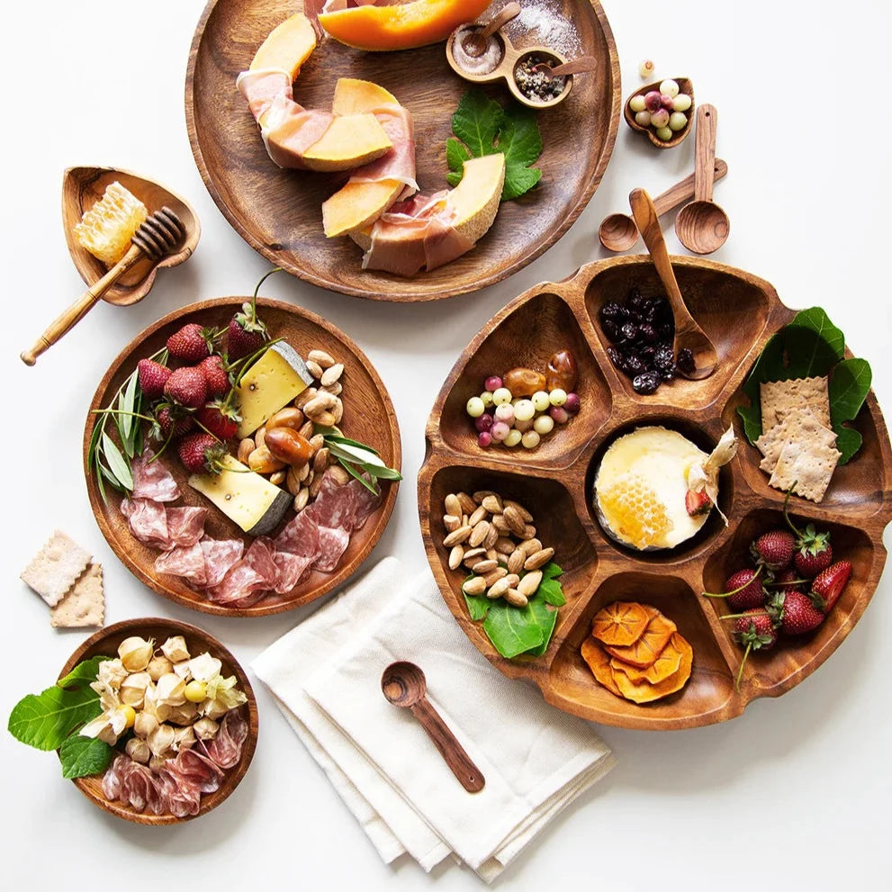 Hand-Carved Wood Measuring Spoons
