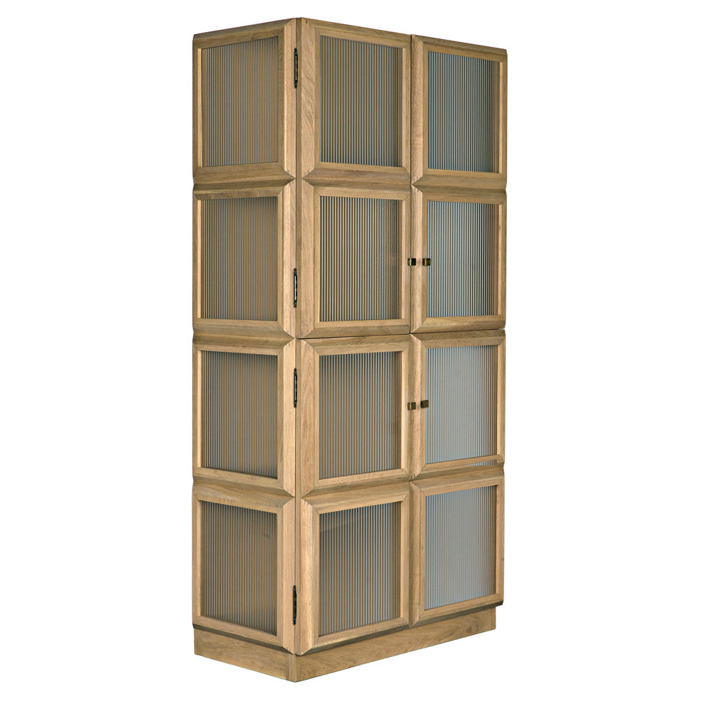 In Studio Stacked Cabinet Reeded Glass