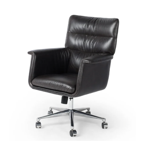 Black Leather Office Chair