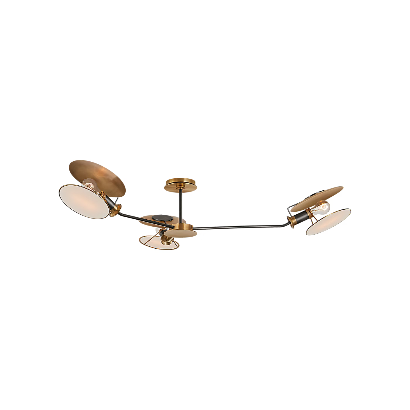 Osiris Large Asymmetric Semi-Flush Mount