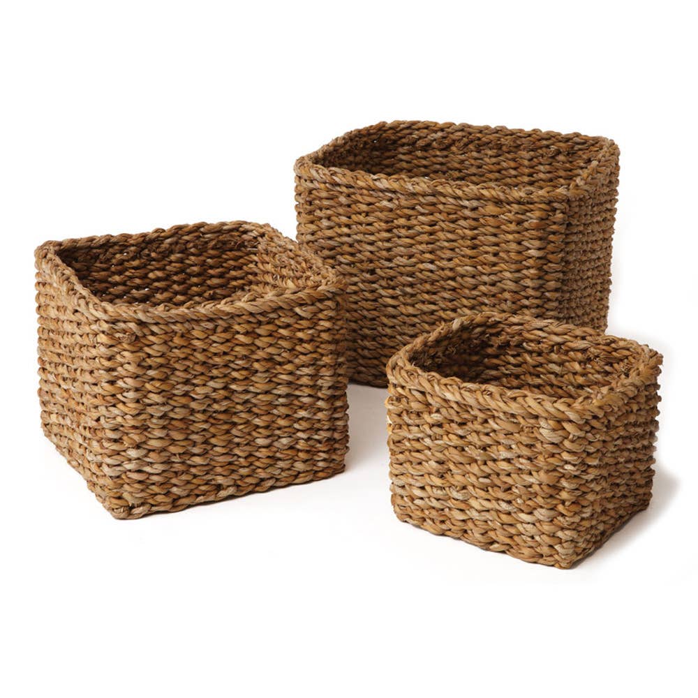 Seagrass Square Baskets